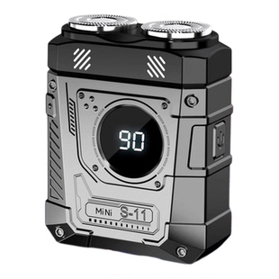 德国电动剃须刀男士2026新款小钢炮刮胡刀不留黑点须刨便捷式迷你