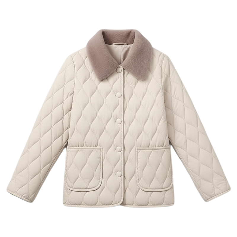 冬季中老年女加绒加厚免洗棉服