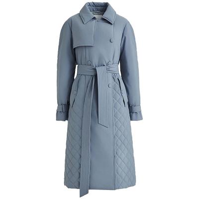 OBEG欧碧倩感风衣式鹅绒羽绒服冬装收腰外套50464510