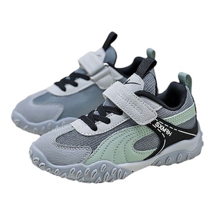 双星童鞋男童鞋子2026春秋季新款网面透气德训男孩阿甘儿童运动鞋