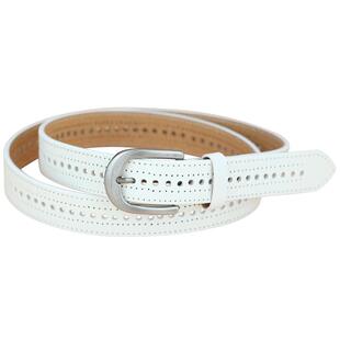 皮带女真皮头层纯牛皮白色潮流时尚百搭装饰配裙子牛仔裤腰带夏季