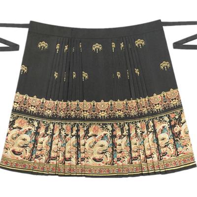 寻汉纪原创（祥龙献瑞）重工织金仿妆花马面裙国风新中式秋冬婚服