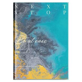 a4肤感笔记本子超厚胶套本厚本大本400页横线亲肤防水会议记录本学生专用记事本ins日记本b5文艺风办公软抄本