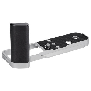 JJC 适用富士X100VI手柄 快装板L型 X100六代/五代 X100V 竖拍板防滑皮 底座 X100VI手柄配件 热靴指柄 握柄