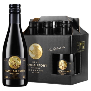 多款澳洲塞纳大袋鼠小红酒14.5度晚安小酒女士微醺葡萄酒187mL*6