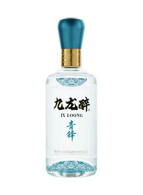 九龙醉 青锋 浓香型白酒纯粮固态发酵送礼宴请聚会500ml*2瓶装