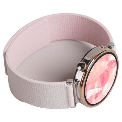 适用OPPOwatchx2mini手表带watchx2荔枝纹S磁吸硅胶腕表带watch4pro运动3pro智能watch2秋冬透气女生高级感男