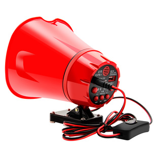 麦叶扩音器喇叭12V90V大功率户外车载录音喊话器摆摊商铺宣传叫卖