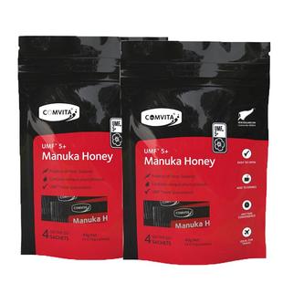 【自营】康维他UMF5+ 4条便携装X2卢卡新西兰麦卢卡蜂蜜便携结晶