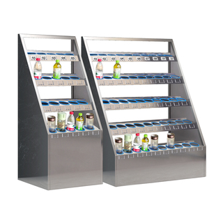 不锈钢员工水杯架工厂车间茶杯柜公司休息室茶水间架多人多格柜子