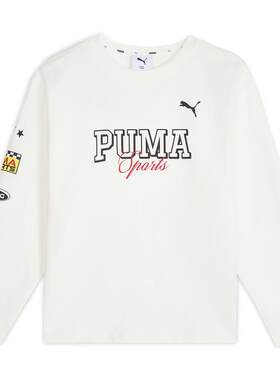 纯棉赛车长袖运动T恤童PUMA彪马