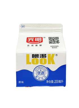 光明噜渴LOOK原味酸奶饮品200ml