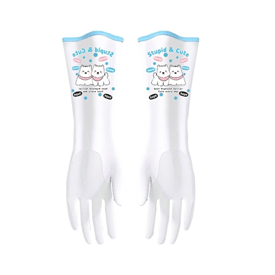 萌宠小狗丁腈家务手套厨房耐用型