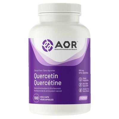 加拿大直邮 AOR Quercetin 洋蔥素 槲皮素 缓解过敏不适