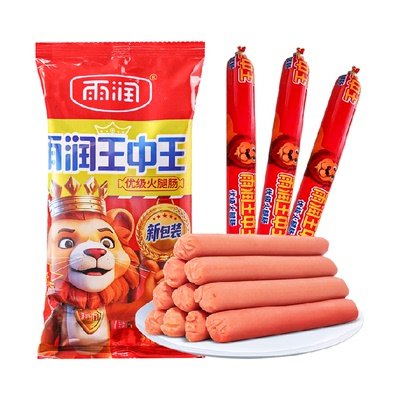 雨润优级休闲泡面搭档火腿肠224g