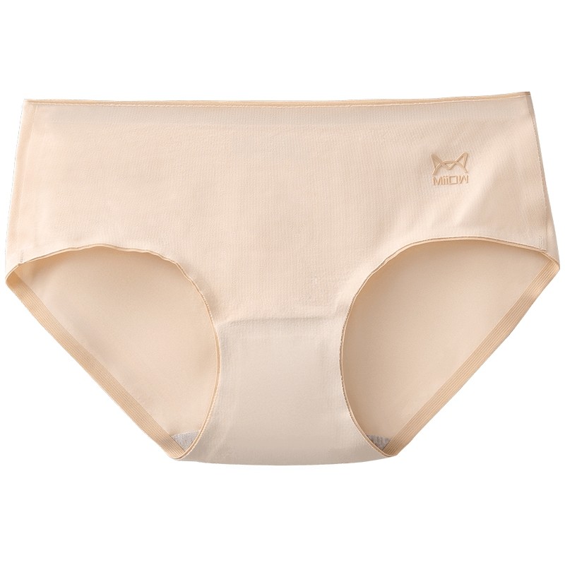 猫人女士纯棉内裤2026新款透气中腰无痕三角裤底裤女生大码短裤女