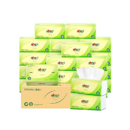 【详情领优惠】心相印抽纸卫生纸丝享/向野而生面巾纸餐巾纸家用