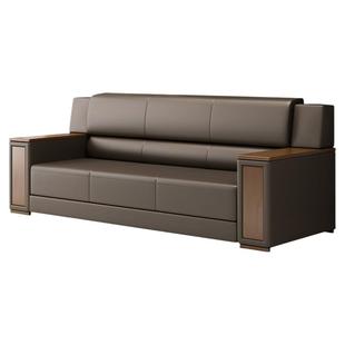 办公沙发商务简约三人位4S店会客厅贵宾接待办公室沙发茶几组合