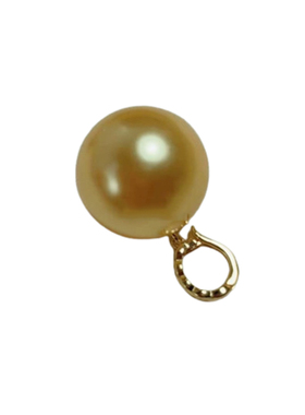 珍珠南洋贝壳珍珠20mm纯银吊坠头