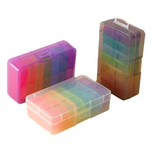 一周七天大容量药盒早晚迷你14格分装药盒透明塑料药物药品收纳盒