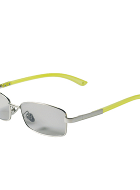 简约长方形窄框太阳眼镜