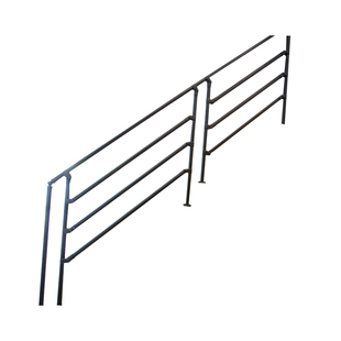 楼梯扶手室内栏杆钢管铁艺简约现代家用阁楼走廊阳台围栏护梯立柱