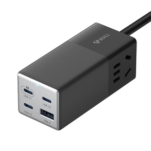 公牛67W插座氮化镓充电器pd快充多口适用于mac笔记本电脑充电头typec插头iPhone14手机macbookipad便携插线板