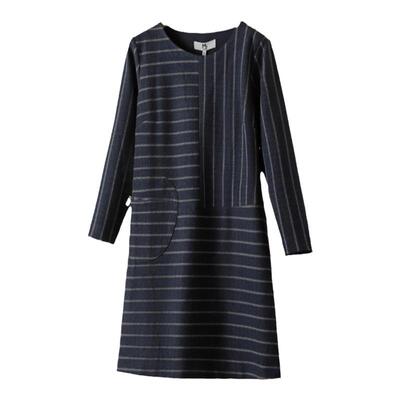 M2新款长袖时尚连衣裙