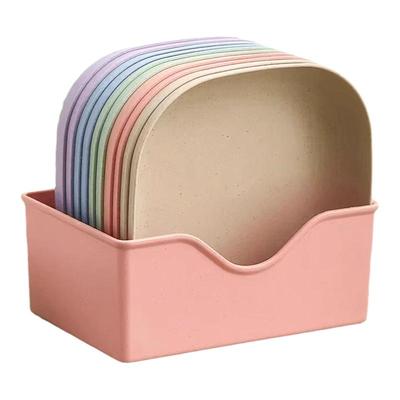 吐骨碟加厚餐桌垃圾盘碟家用骨碟