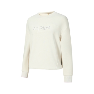 RAPIDO雳霹道秋冬女士R系列商务休闲花苞下摆宽松卫衣长袖