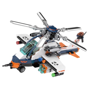 JAKI佳奇积木战地争霸坦克飞机航母军事模型儿童玩具男孩礼物拼装