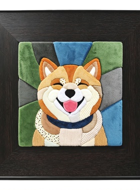 餐厅玄关中古风现代多巴胺挂画