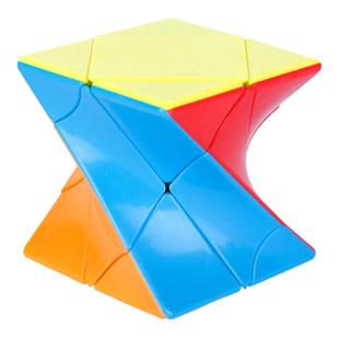 泛新三阶扭曲斜转魔方毛毛虫布丁三色枫叶二重奏异形儿童益智玩具