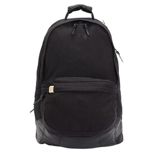 现货 VISVIM CORDURA 22L 法国羊皮拼接尼龙通勤双肩背包 25AW