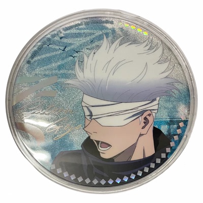 内径100mm吧唧收纳盒透明圆形杯垫高颜值谷子亚克力立牌展示盒