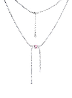 she’s甜美蝴蝶结项链颈链