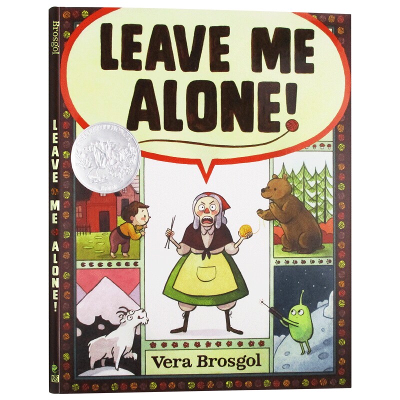 别烦我 英文原版绘本 Leave Me Alone 凯迪克银奖 精装 英文版儿童英语启蒙故事图画书 进口原版书籍