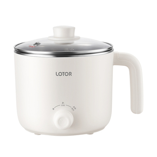 lotor徕多电煮锅304不锈钢宿舍煮面锅一人食电火锅小型电热小电锅