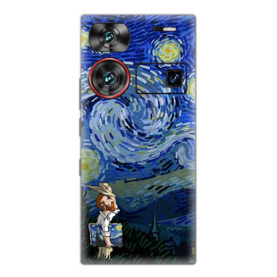 适用于努比亚z50ultra全包膜z40s贴纸play手机后盖贴膜个性定制卡通皮卡丘磨砂z60u遥遥领先背膜通用