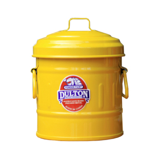 稻谷藏库DULTON复古彩色台面垃圾桶 迷你小号金属收纳桶笔筒380ml