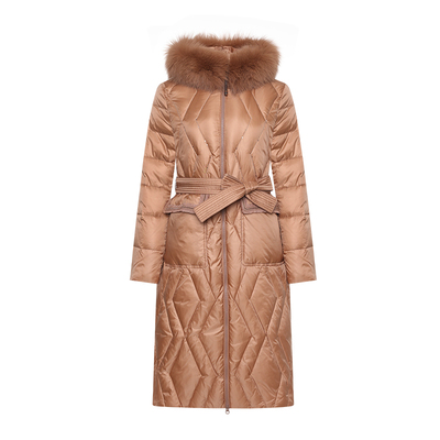 秋冬纯色中长女士羽绒服GEGINA