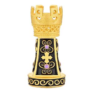 PINKBOX/娉饰珠宝黄金吊坠足金挂坠黑玛瑙棋思妙想系列轻奢