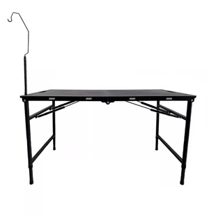 户外折叠露营桌四液压杆便携车载多功能战术桌子升降阳台摆摊茶桌