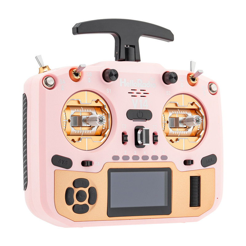 HelloRadio V14 ELRS2.4协议开源遥控器FPV高频头EDGETX固件摇杆