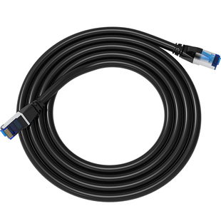 CAT5e超五类线 黑色网线超五类跳线网络屏蔽跳线机制跳线多股线