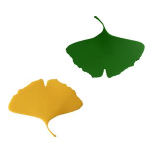 银杏叶杯垫大号西餐垫象兔子松鼠云朵耐高温硅胶隔热防烫餐桌圆形