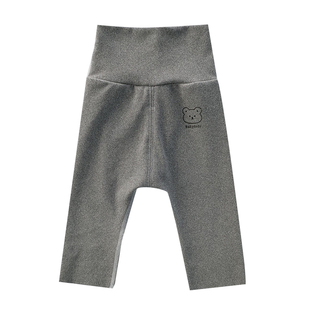 婴儿裤子秋冬季婴幼儿德绒保暖秋裤高腰护肚大pp裤男女宝宝打底裤