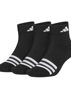adidas夏季透气吸汗短筒船袜