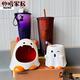 2022新款 万圣节杯子俏皮鬼鬼南瓜不锈钢保温陶瓷马克杯礼物 710ml