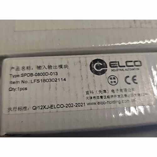 议价宜科分线盒输入输模块  SPDB-0800D-013 全新